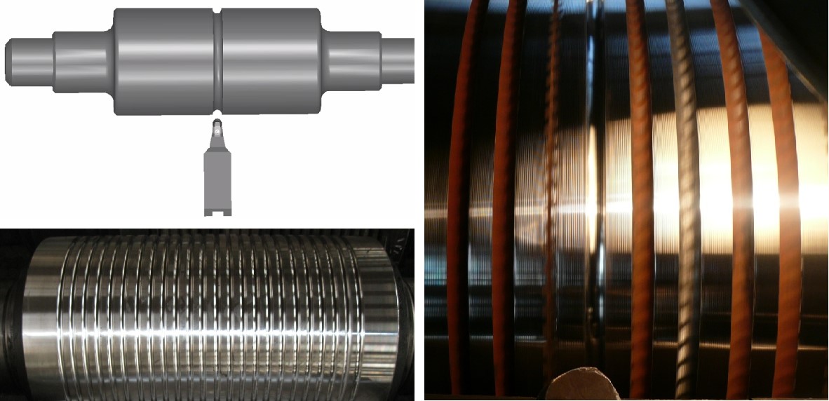 Clear turning (repair) tools and supporting shanks for rough turning rolls in strip rolls, wire bar (图6)